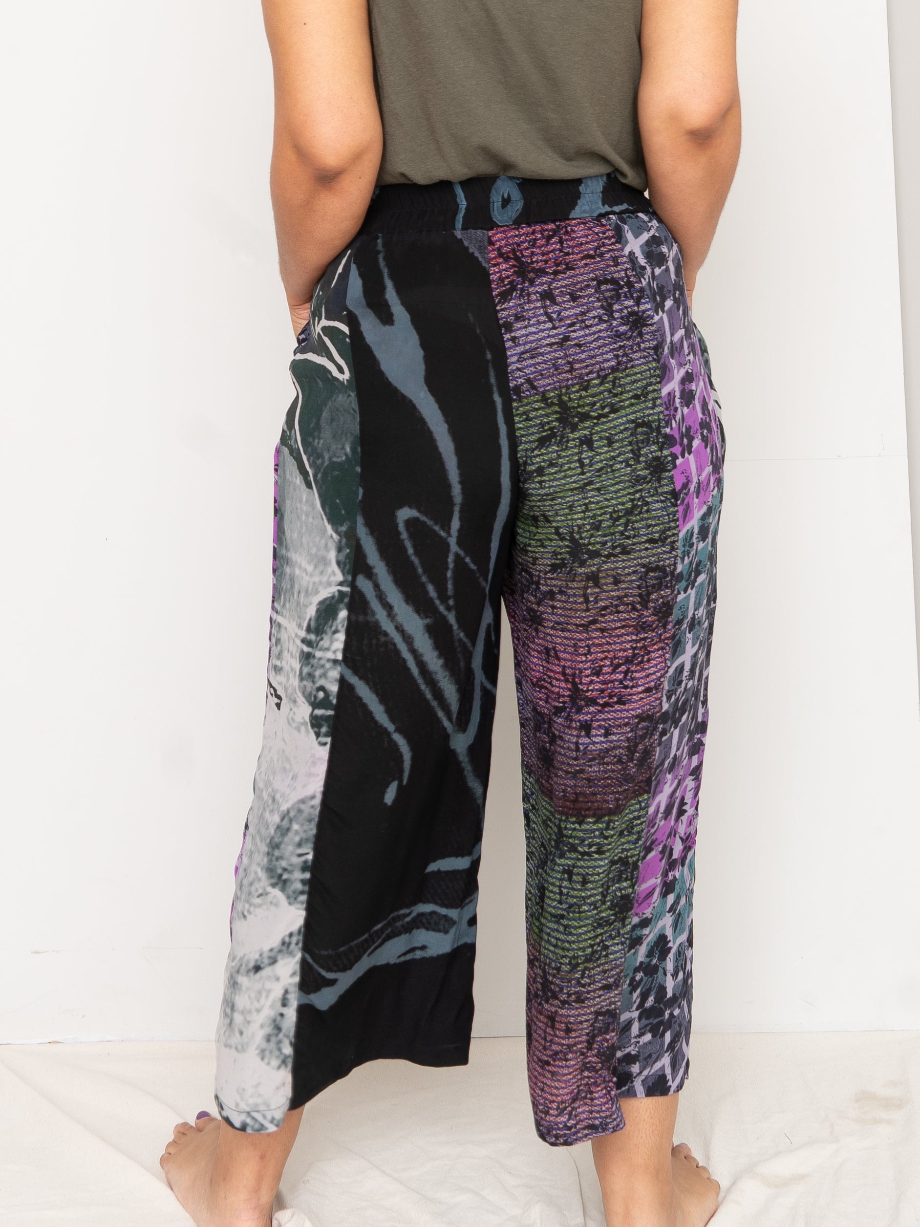 The Nayan Pant - Large - Upcycled Silk