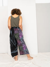 The Nayan Pant - Large - Upcycled Silk