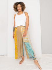 The Nayan Pant - Large - Upcycled Silk