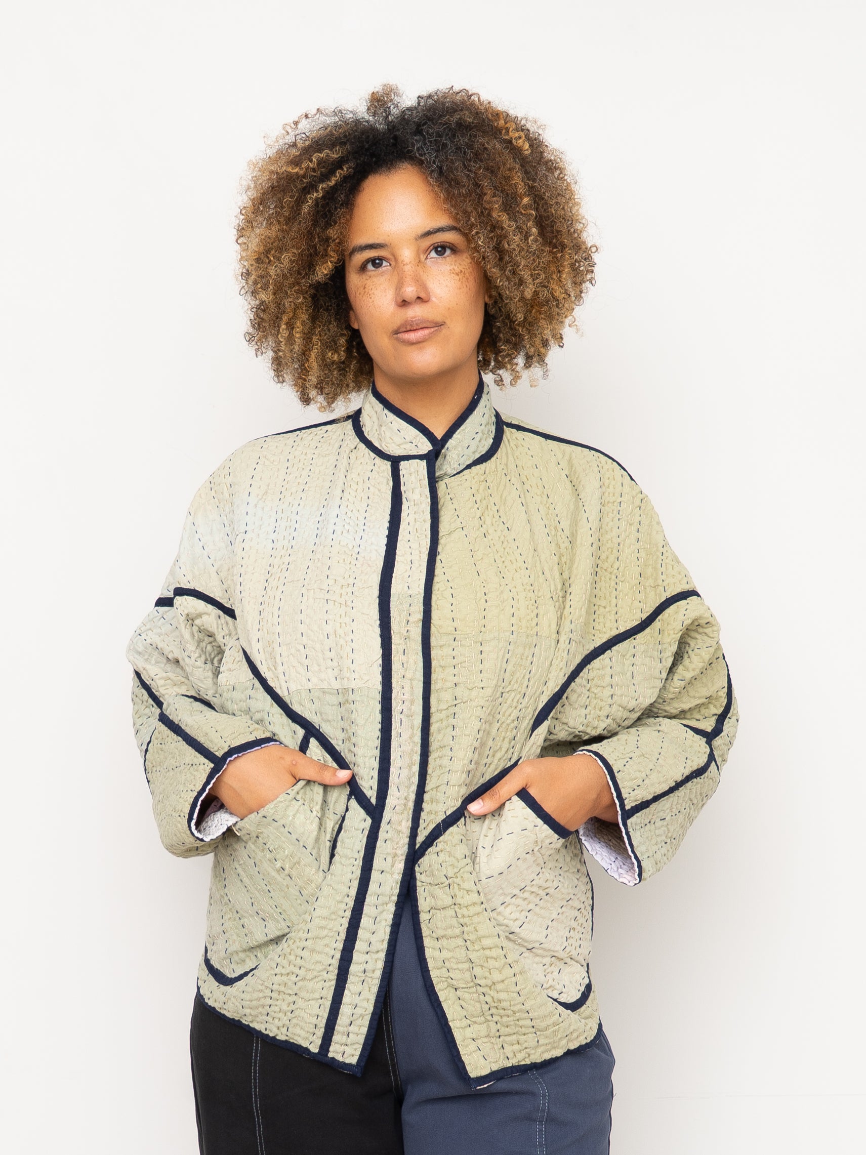 The Ishani Patchwork Ralli Quilt Jacket
