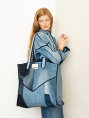 The Pasha Carryall Denim Tote Bag