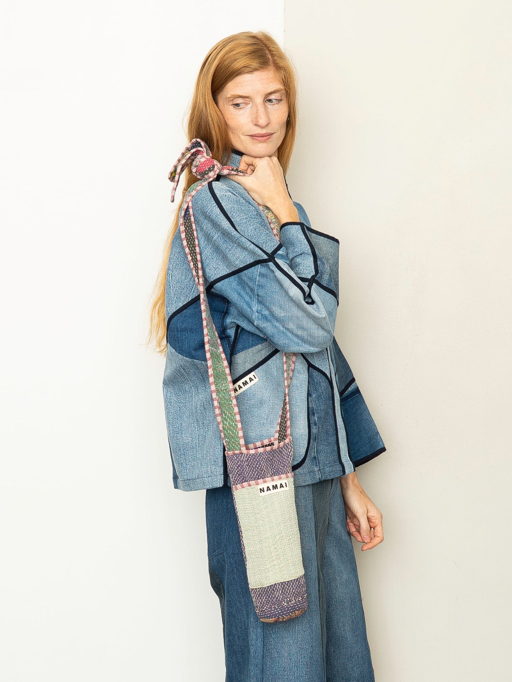 The Lota Quilted Water Bottle Crossbody + NAMAI Water Bottle