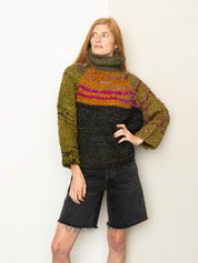 The Vishnu Knitted Silk Roll-Neck Sweater