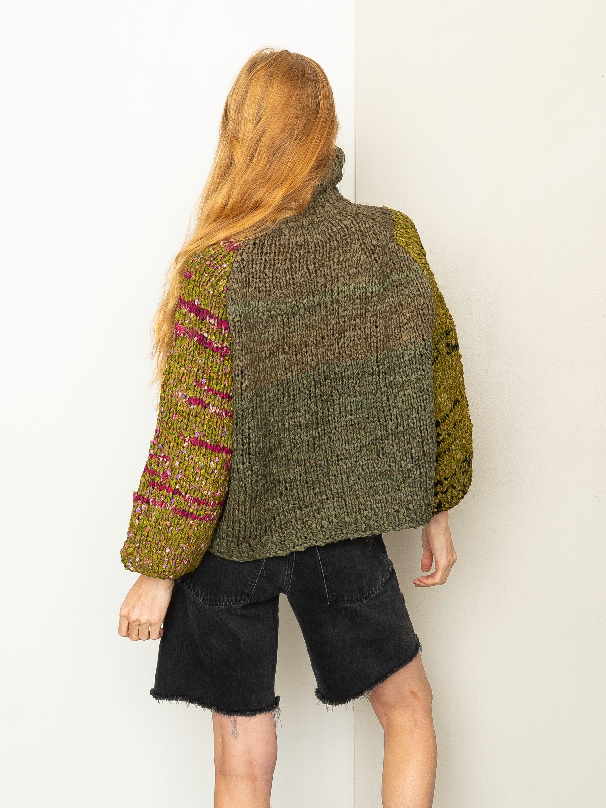 The Vishnu Knitted Silk Roll-Neck Sweater