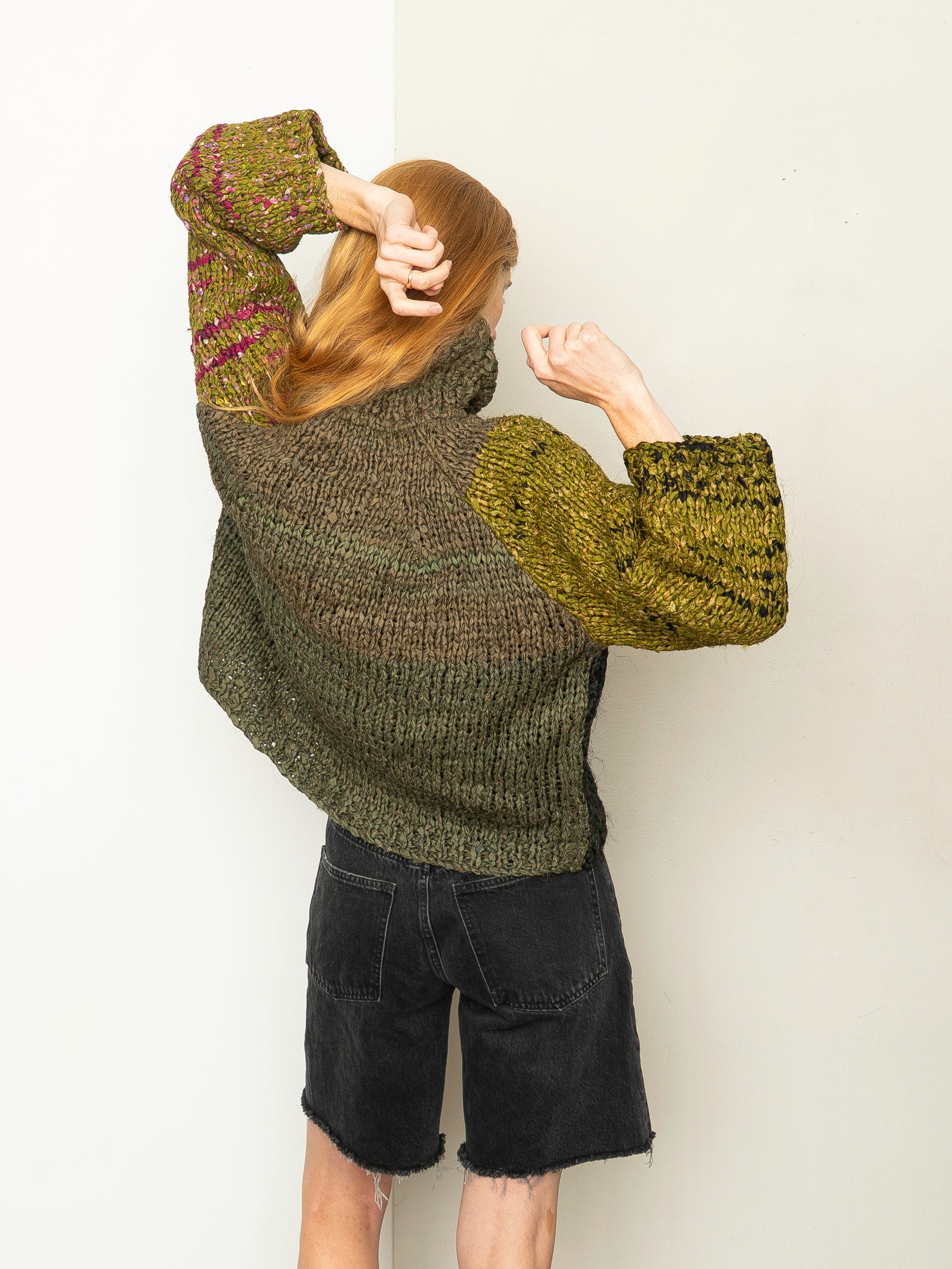 The Vishnu Knitted Silk Roll-Neck Sweater