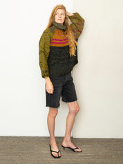The Vishnu Knitted Silk Roll-Neck Sweater