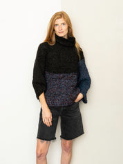 The Vishnu Knitted Silk Roll-Neck Sweater