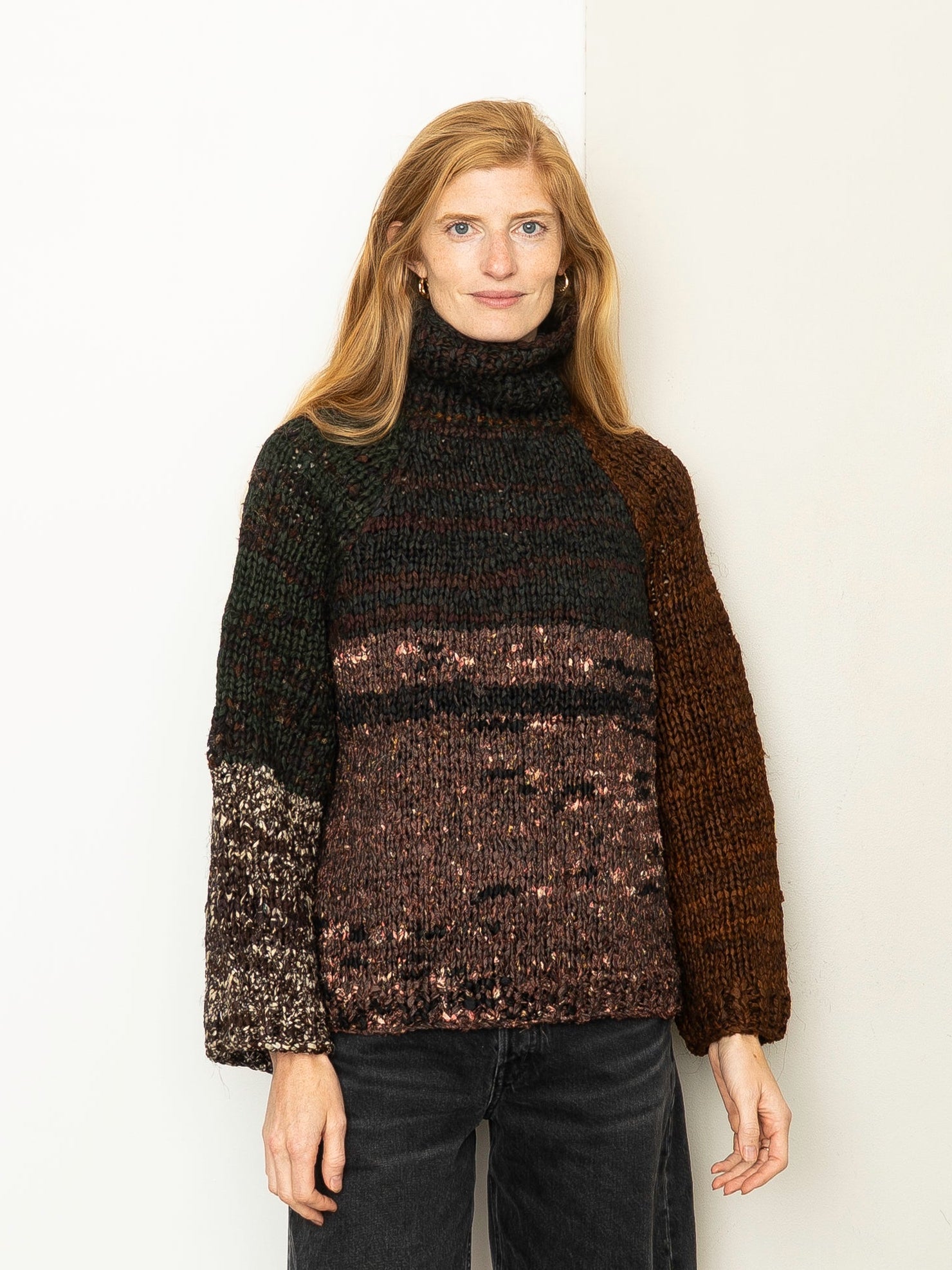 The Vishnu Knitted Silk Roll-Neck Sweater