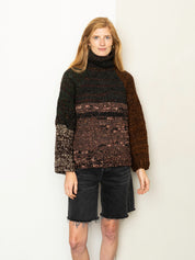 The Vishnu Knitted Silk Roll-Neck Sweater