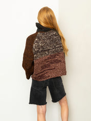 The Vishnu Knitted Silk Roll-Neck Sweater
