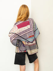The Ladhiya Quilted Patchwork Kantha Jacket