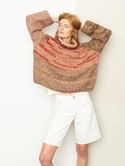 The Vishnu Knitted Silk Roll-Neck Sweater