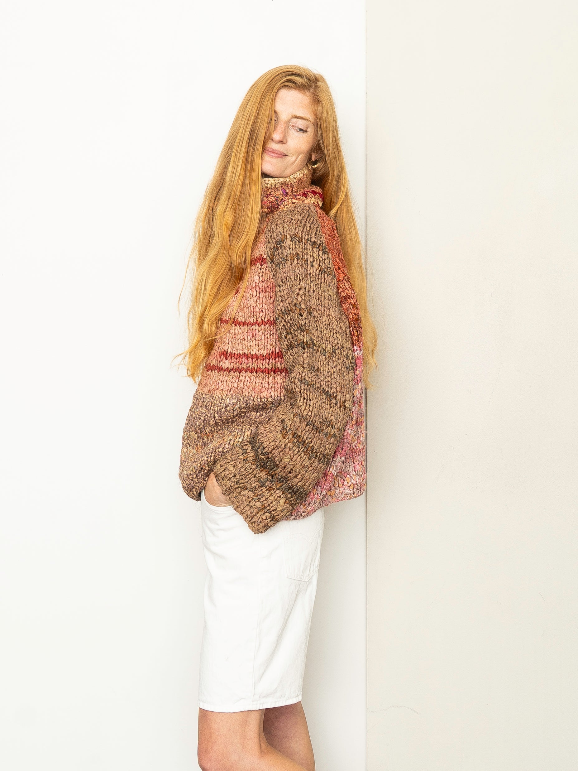 The Vishnu Knitted Silk Roll-Neck Sweater