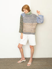 The Vishnu Knitted Silk Roll-Neck Sweater