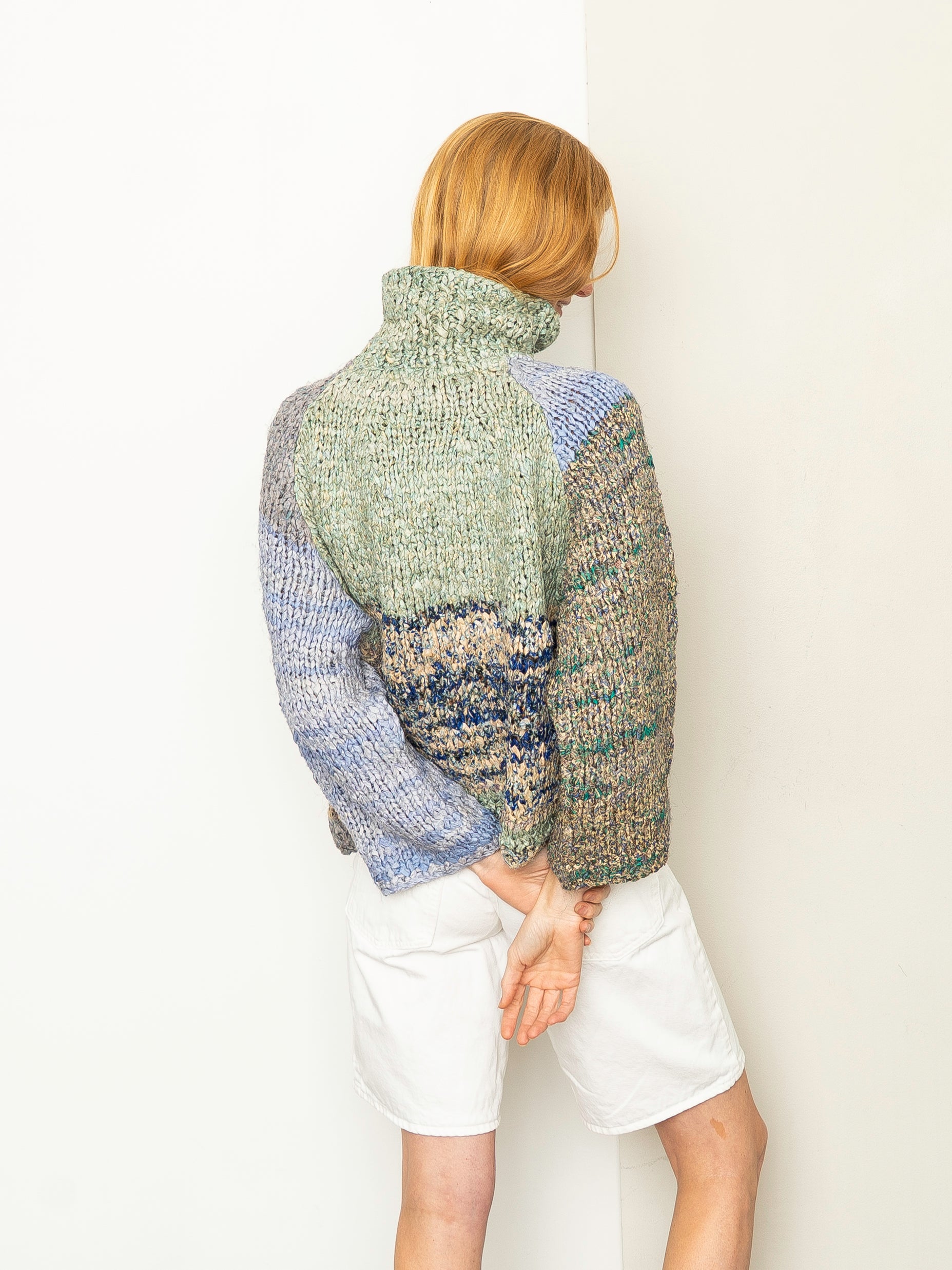 The Vishnu Knitted Silk Roll-Neck Sweater