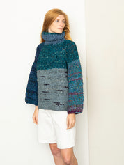 The Vishnu Knitted Silk Roll-Neck Sweater