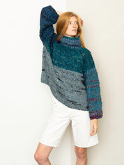 The Vishnu Knitted Silk Roll-Neck Sweater