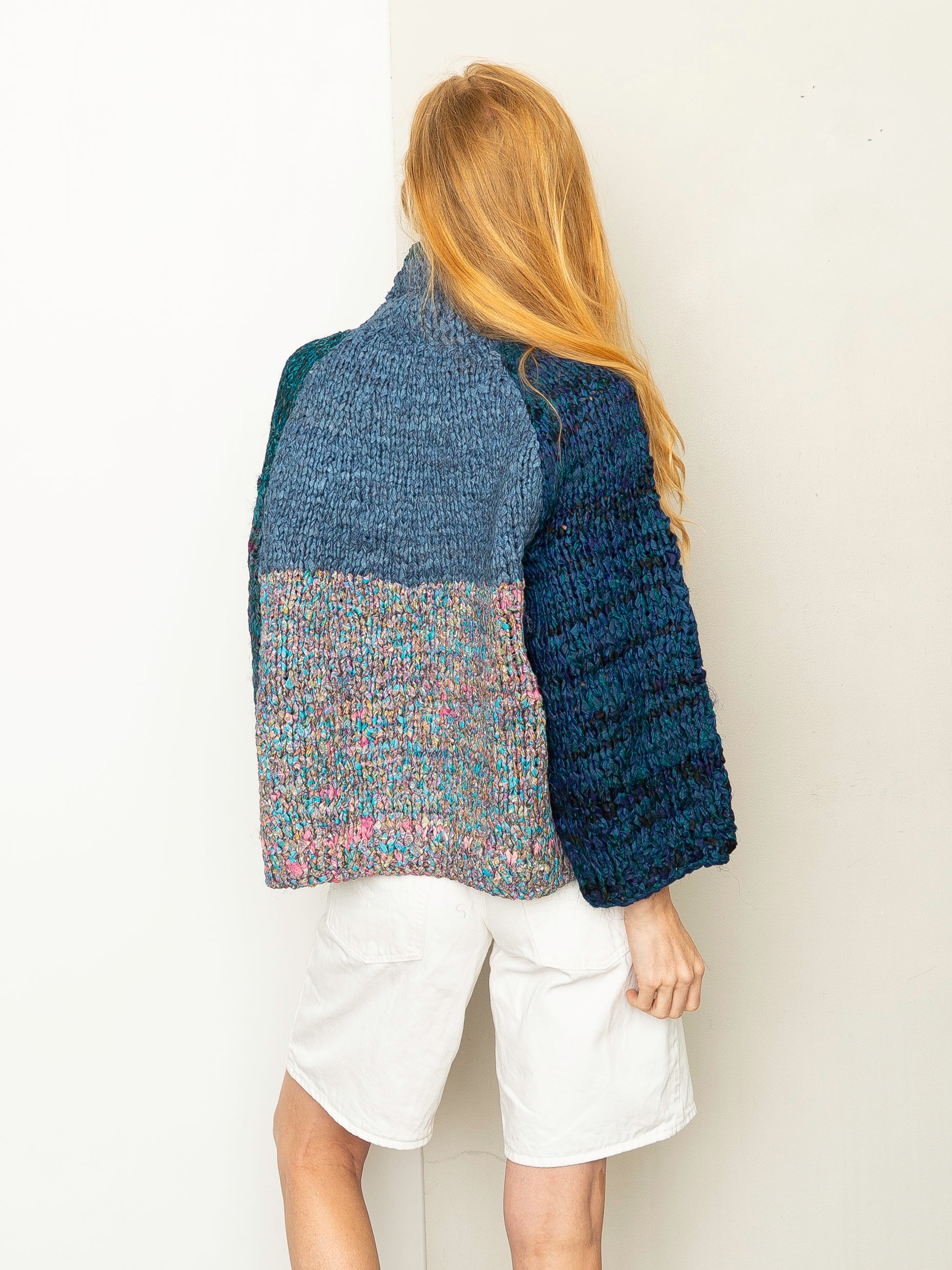 The Vishnu Knitted Silk Roll-Neck Sweater