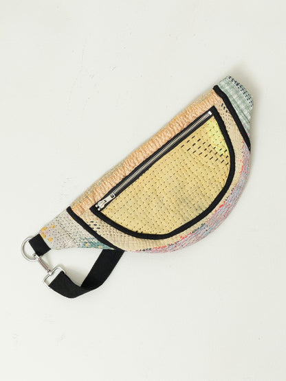 The Faiza Quilted Kantha Belt Bag