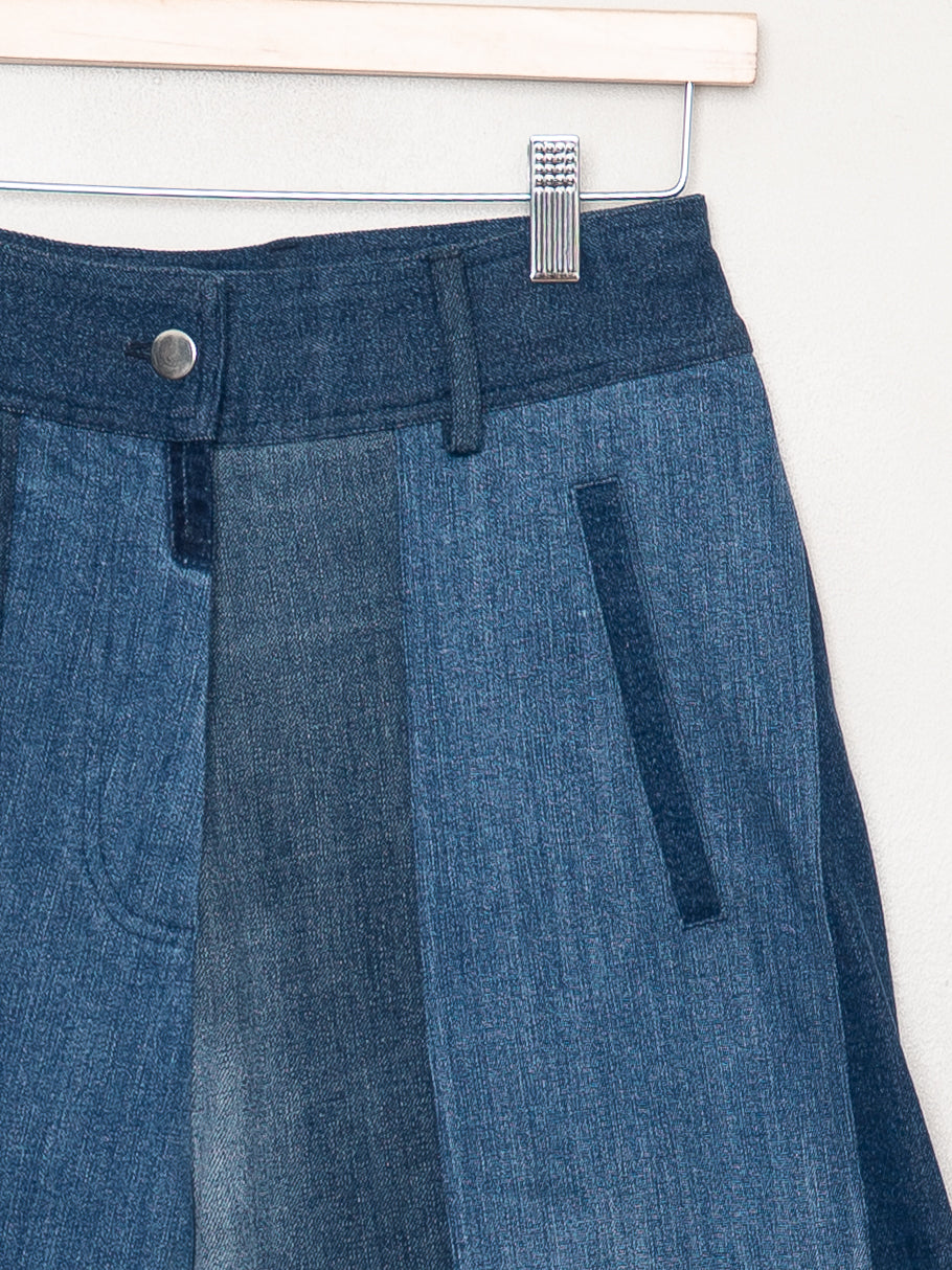 The Nadi Denim Flared Culotte Jeans - Small