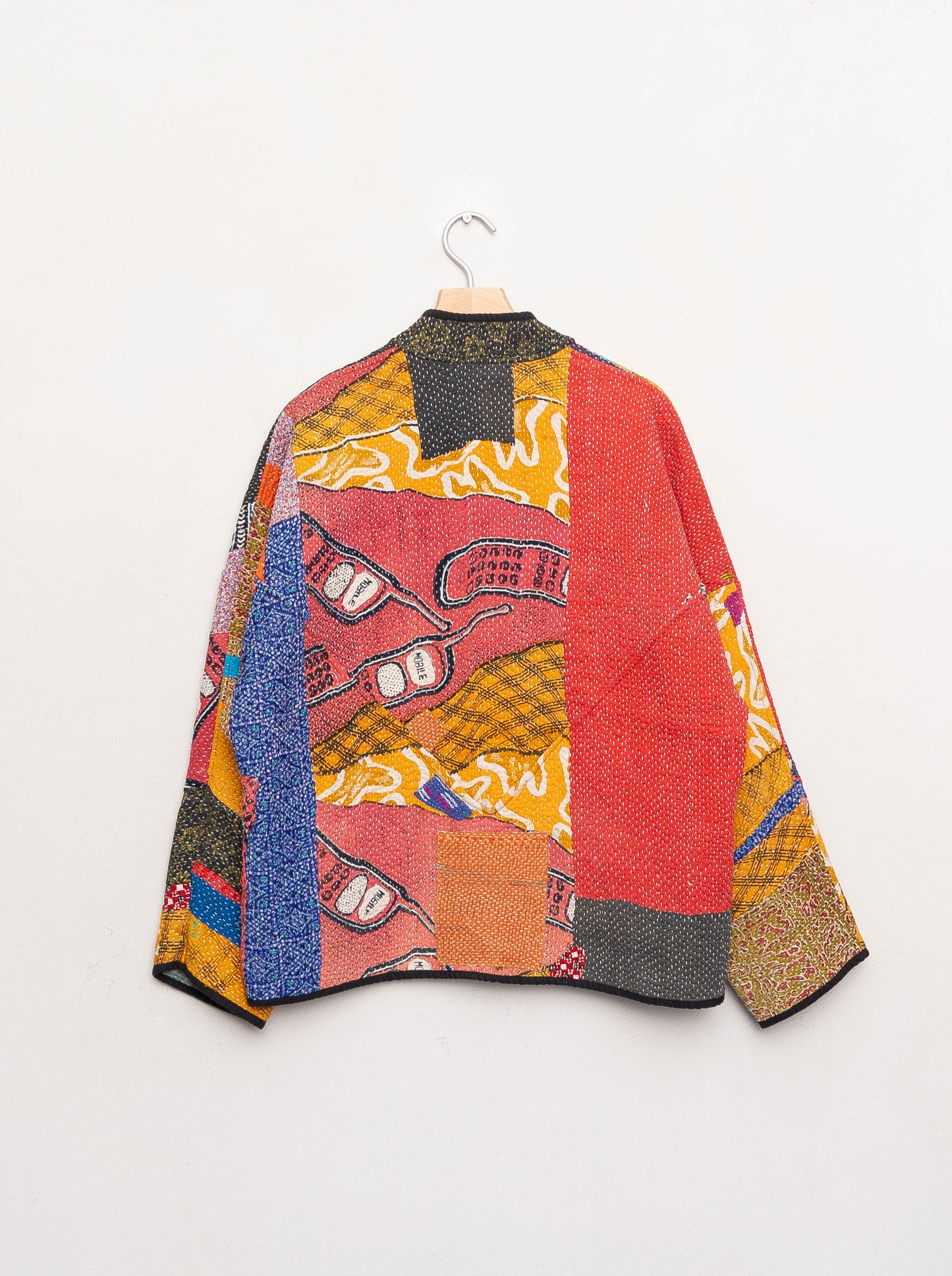 The Ladhiya Quilted Patchwork Kantha Jacket