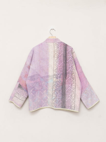 The Ladhiya Quilted Patchwork Kantha Jacket