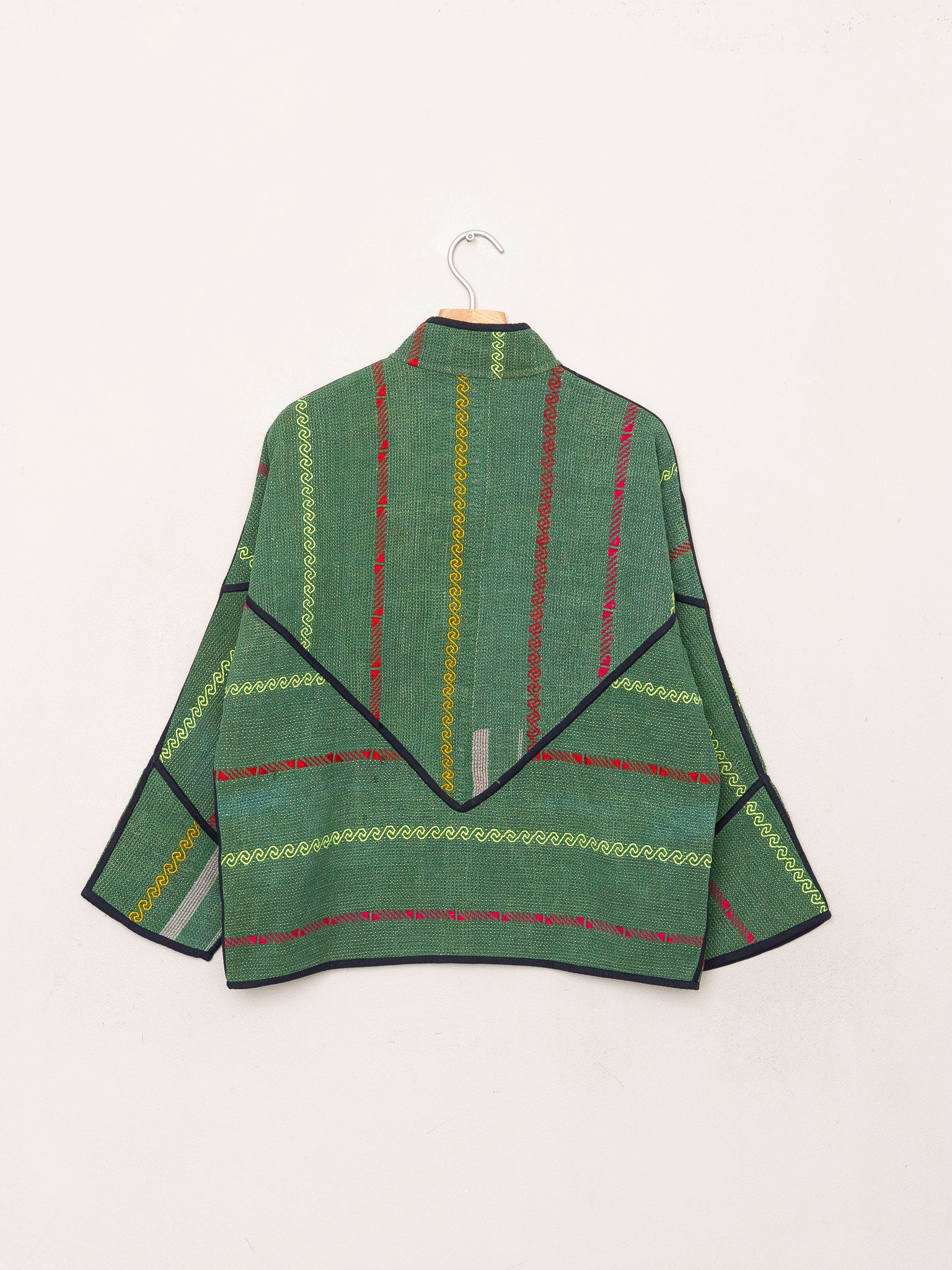 The Ladhiya Petite Quilted Patchwork Kantha Jacket