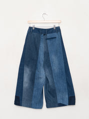 The Nadi Denim Flared Culotte Jeans - Small