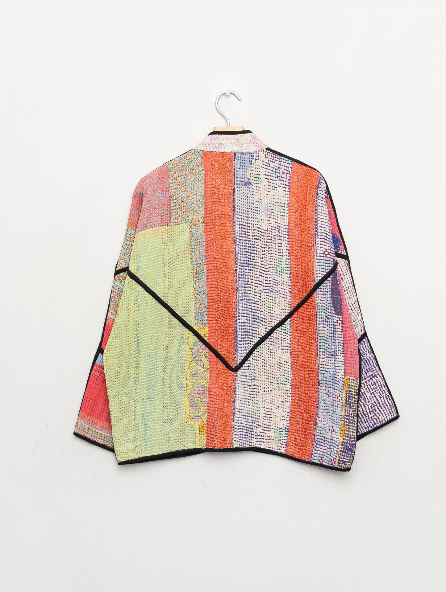 The Ladhiya Quilted Patchwork Kantha Jacket