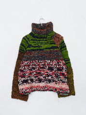 The Vishnu Knitted Silk Roll-Neck Sweater