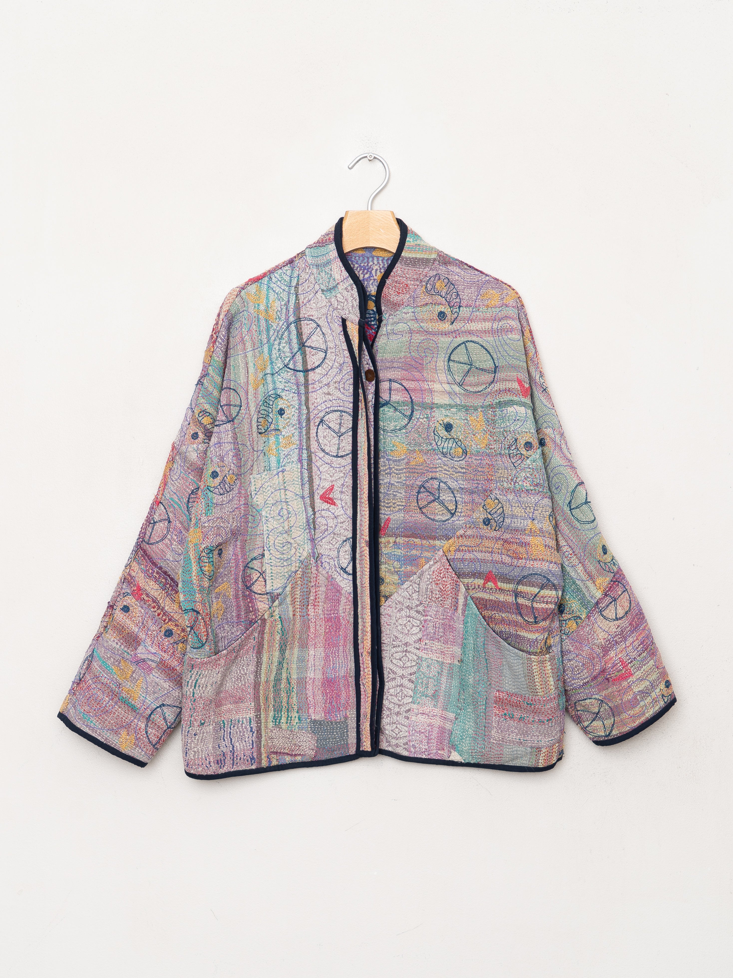 The Ladhiya Suzani Quilted Kantha Jacket