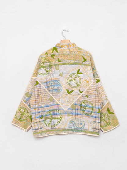 The Ladhiya Suzani Quilted Kantha Jacket