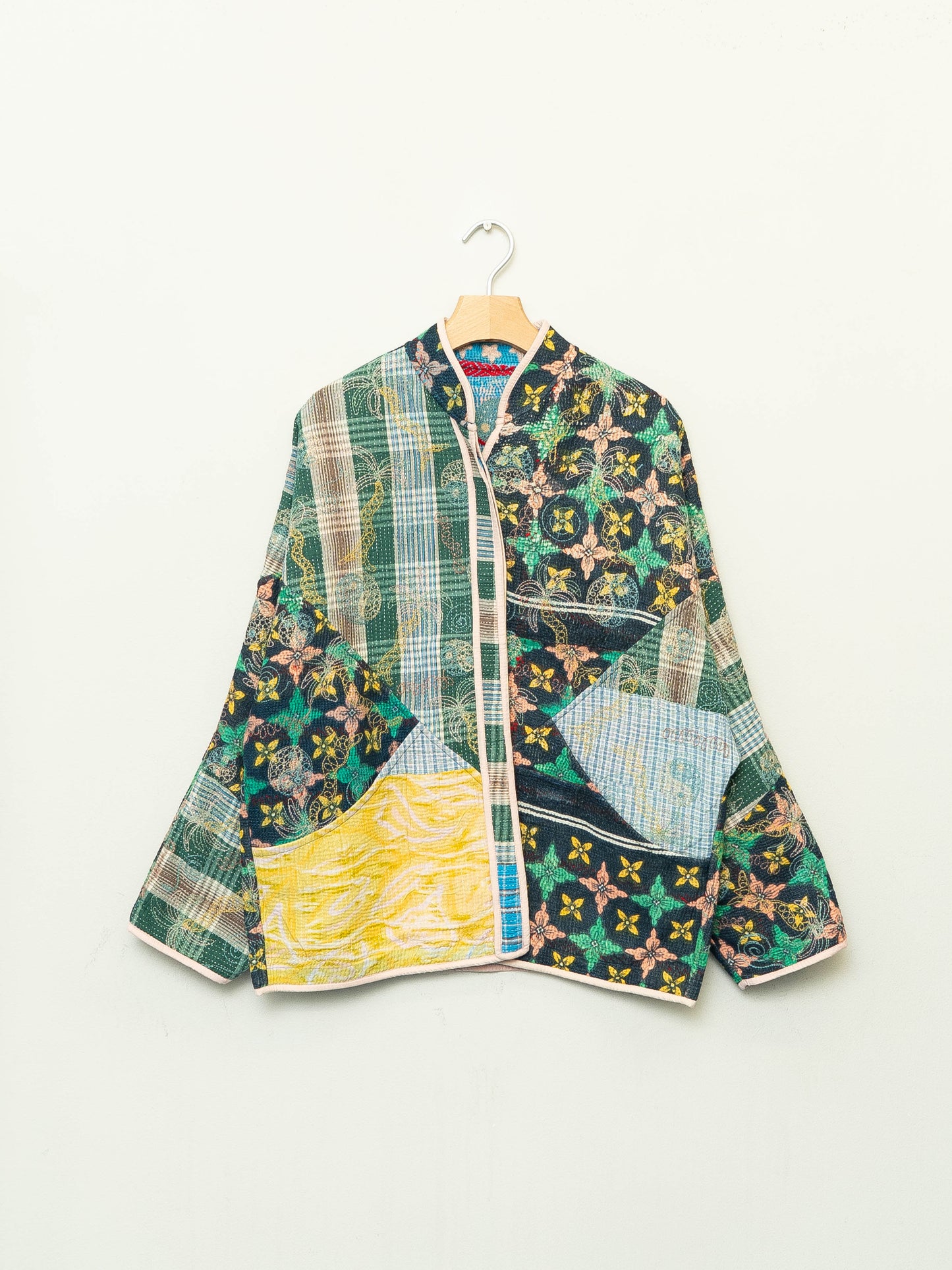 The Ladhiya Suzani Quilted Kantha Jacket