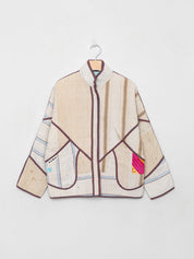 The Ladhiya Petite Quilted Patchwork Kantha Jacket