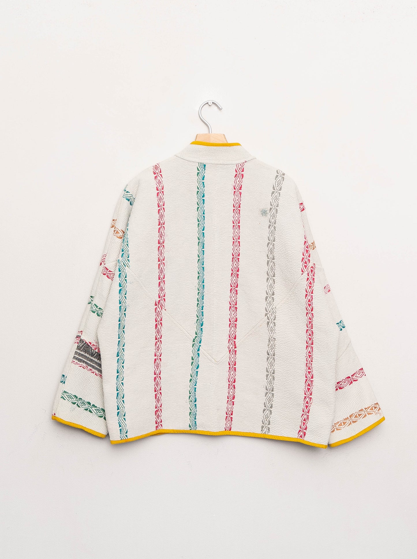 The Ladhiya Quilted Patchwork Kantha Jacket