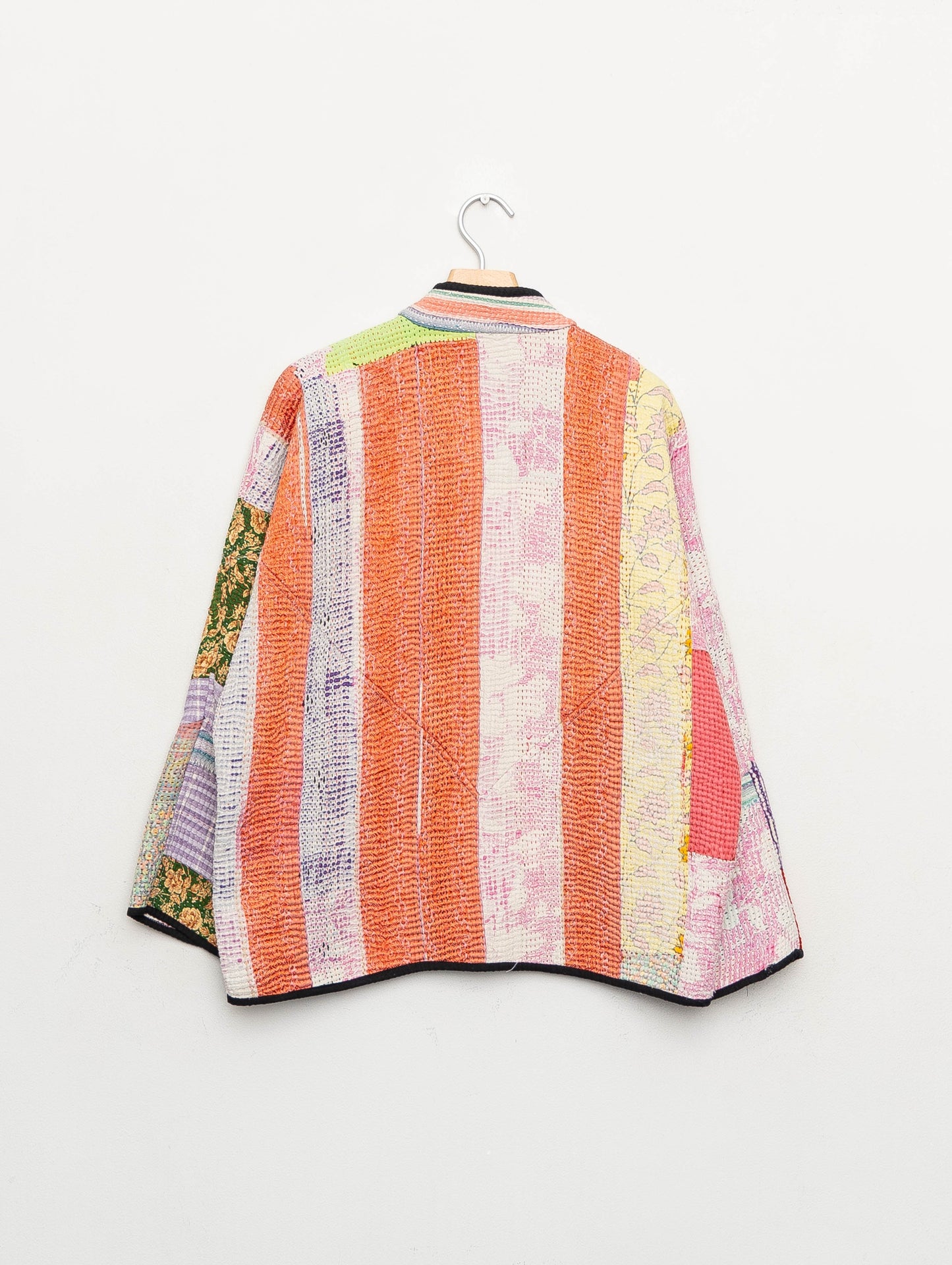 The Ladhiya Quilted Patchwork Kantha Jacket