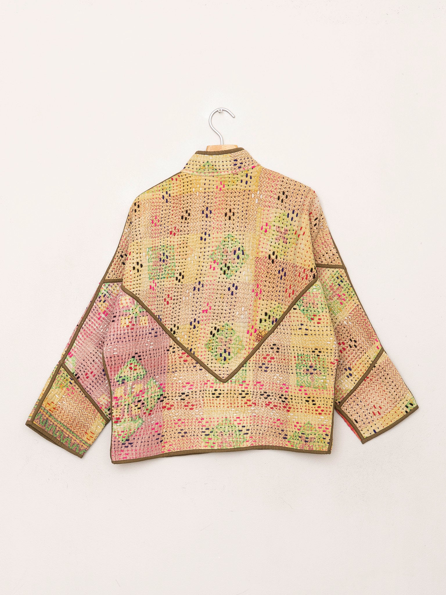 The Ladhiya Petite Quilted Patchwork Kantha Jacket