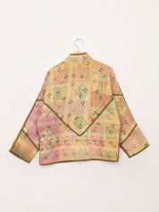 The Ladhiya Petite Quilted Patchwork Kantha Jacket