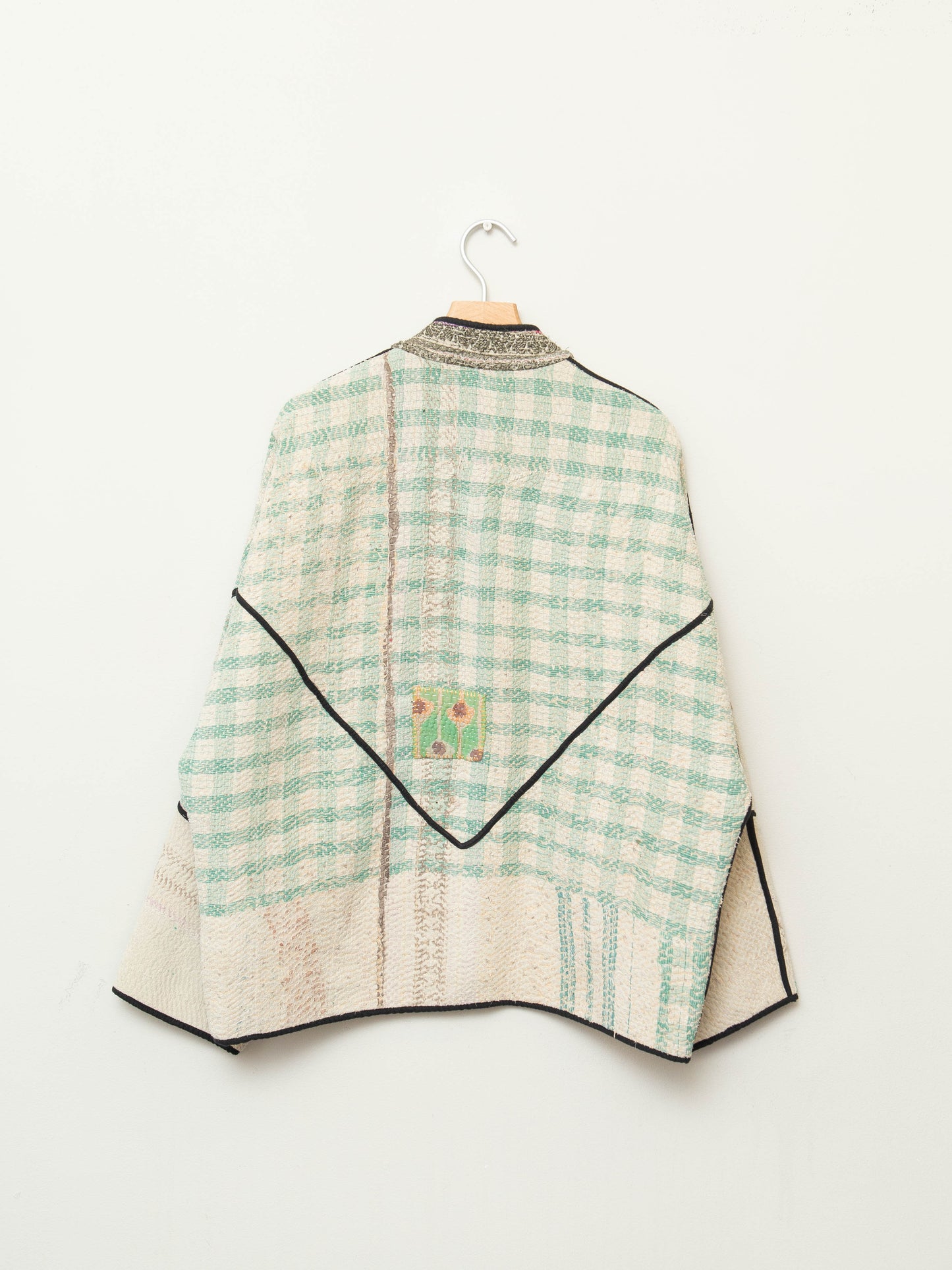 The Ladhiya Quilted Patchwork Kantha Jacket