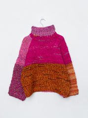 The Vishnu Knitted Silk Roll-Neck Sweater