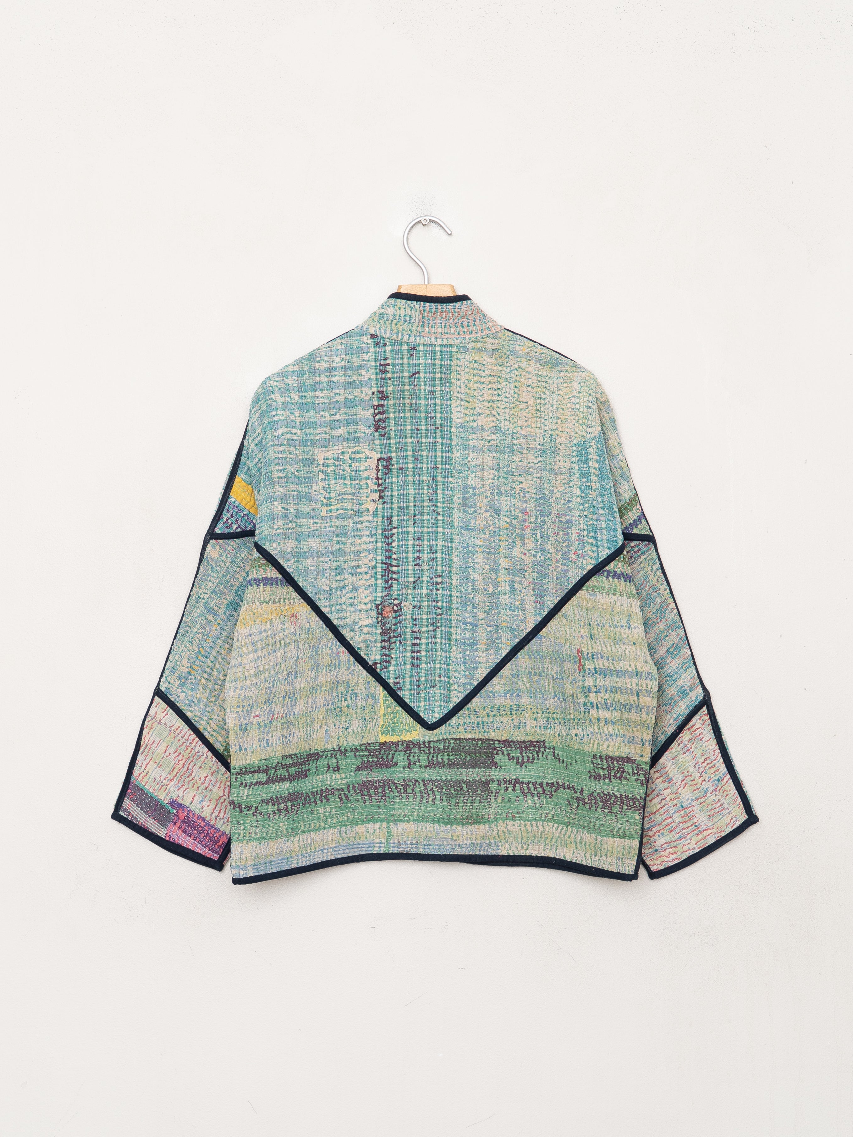 The Ladhiya Petite Quilted Patchwork Kantha Jacket