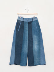 The Nadi Denim Flared Culotte Jeans - Small