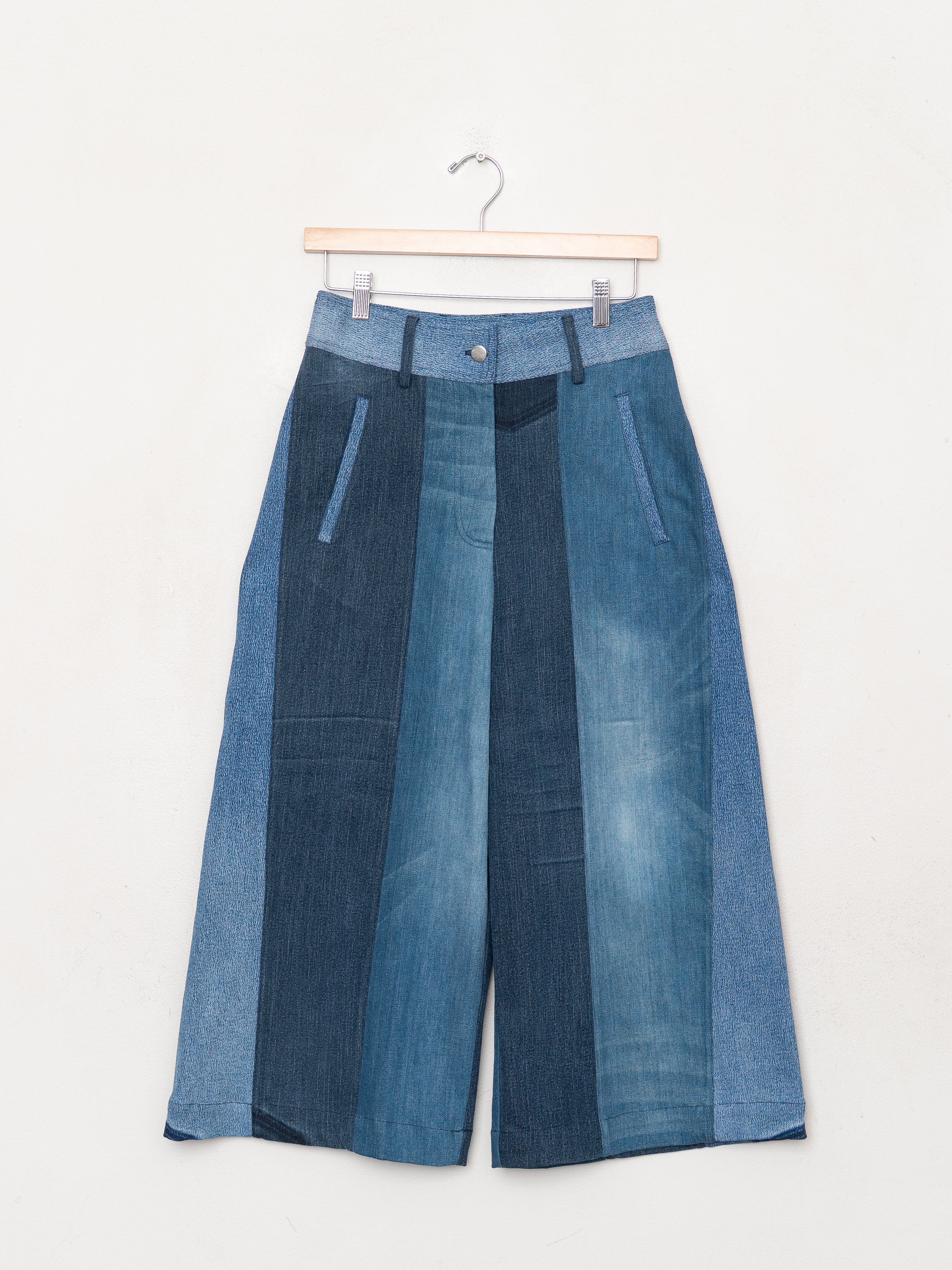 The Nadi Denim Flared Culotte Jeans - Small