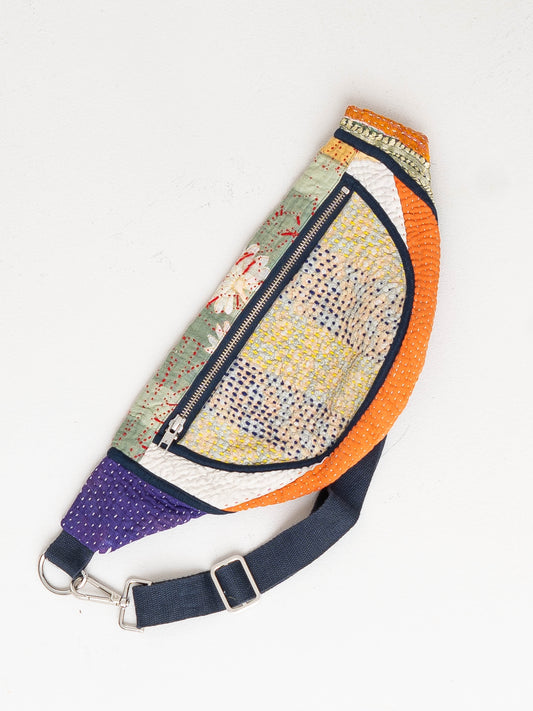 The Faiza Quilted Kantha Belt Bag