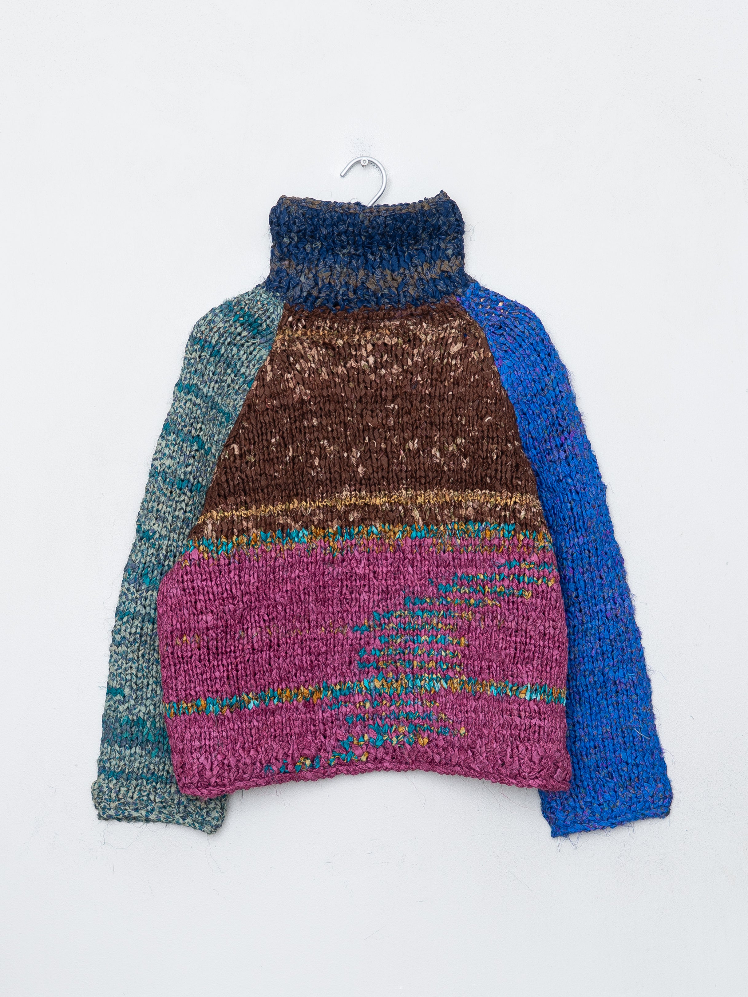 The Vishnu Knitted Silk Roll-Neck Sweater