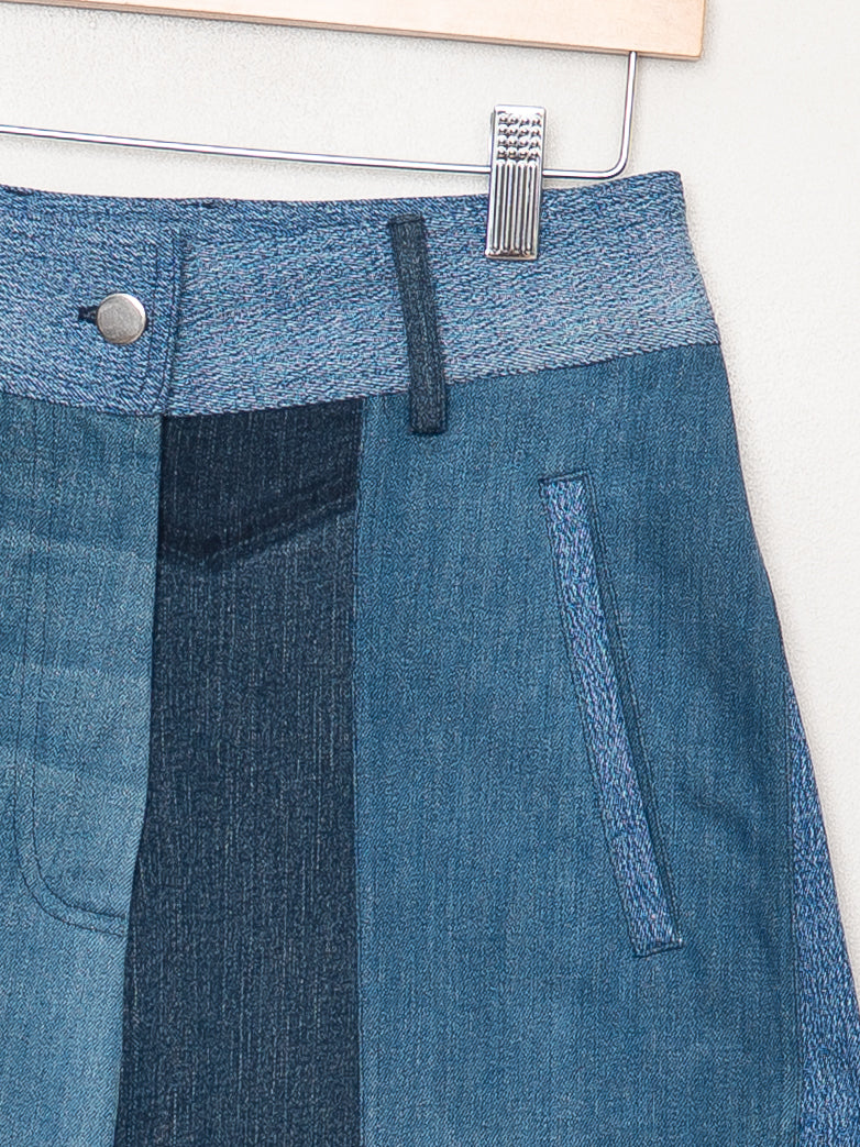 The Nadi Denim Flared Culotte Jeans - Small