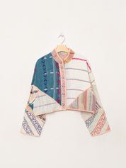 The Kaira Cropped Quilted Patchwork Kantha Jacket Wholesale