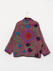 The Ladhiya Suzani Quilted Kantha Jacket