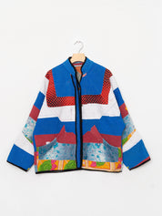 The Ladhiya Quilted Patchwork Kantha Jacket