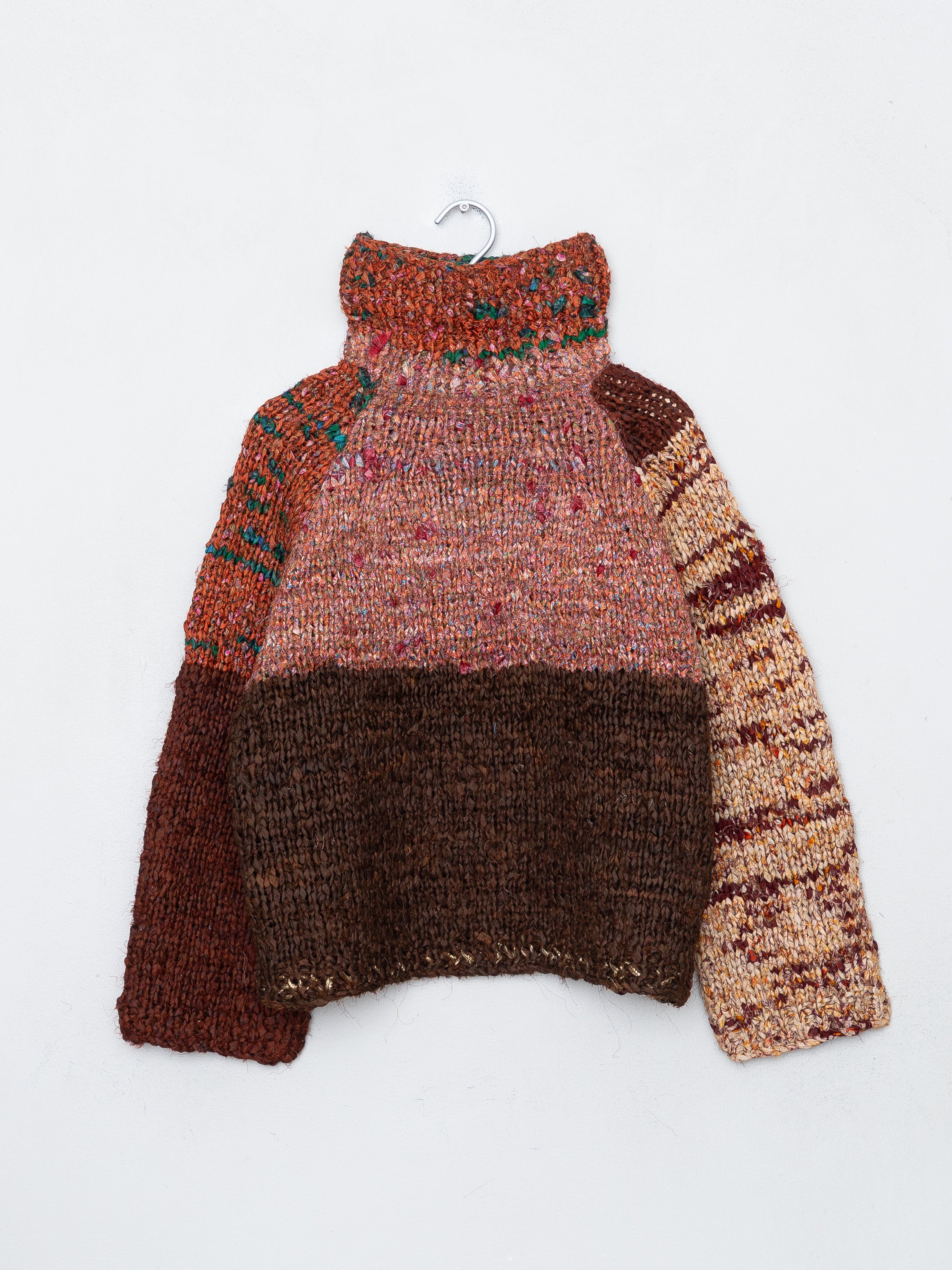 The Vishnu Knitted Silk Roll-Neck Sweater
